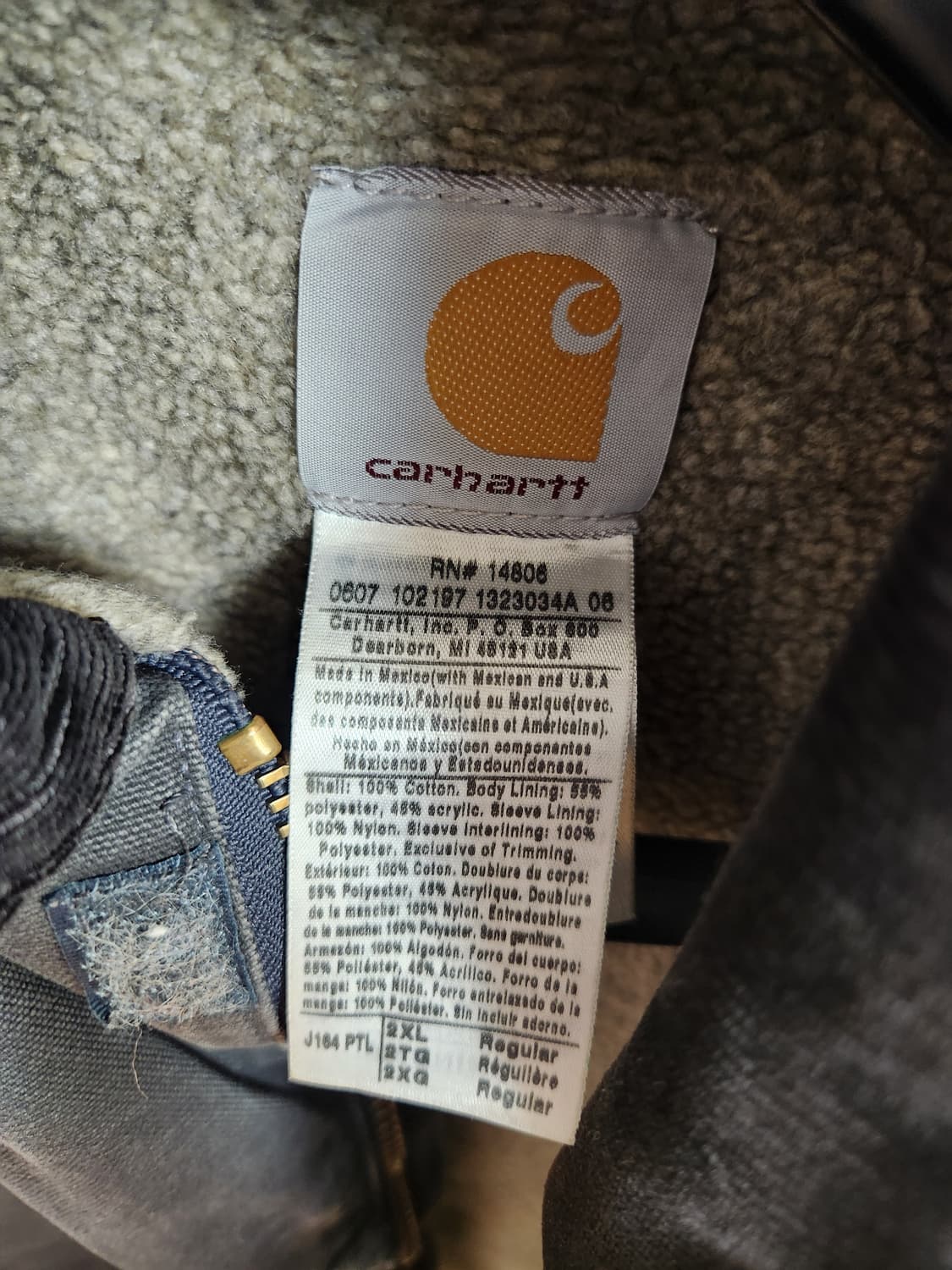 칼하트 워크자켓 상품이미지5