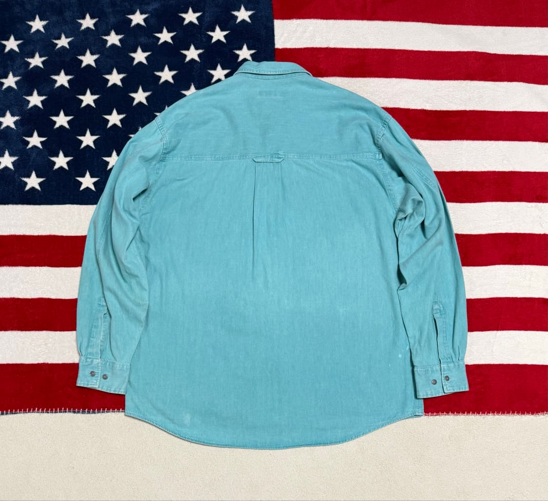 칼하트 워시드 워크셔츠 Carhartt 빈티지 루즈핏 워크웨어 [XL] 상품이미지10