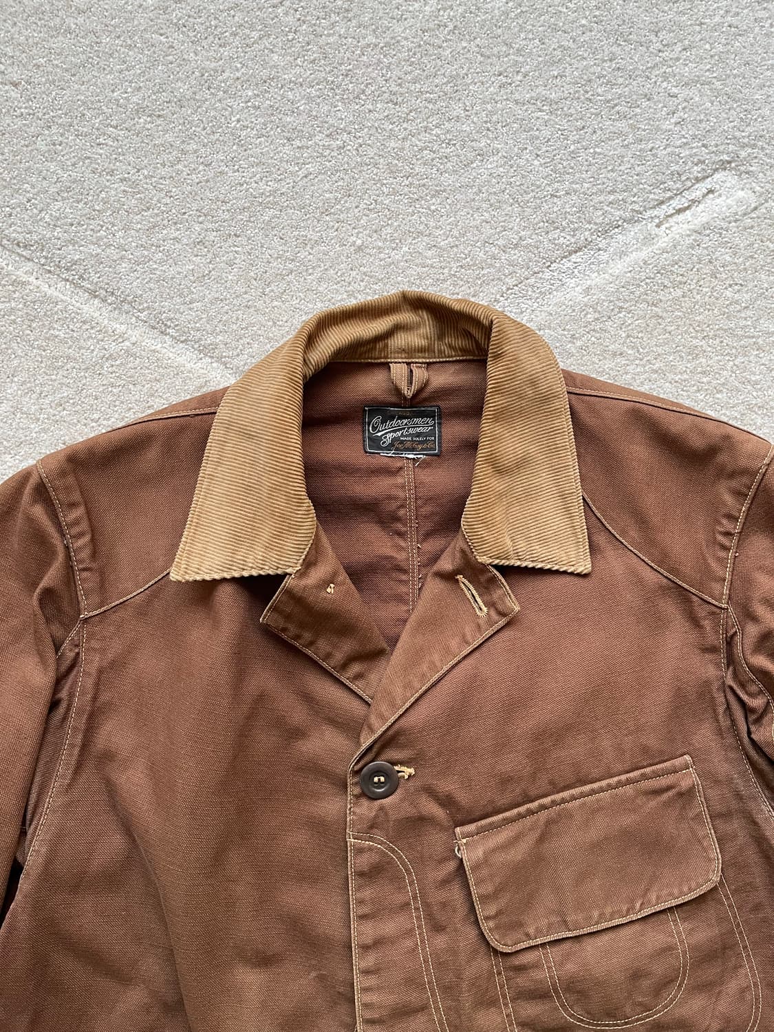 리얼맥코이 아웃도어스맨 스포츠웨어 헌팅 자켓 (100-105) 상품이미지3