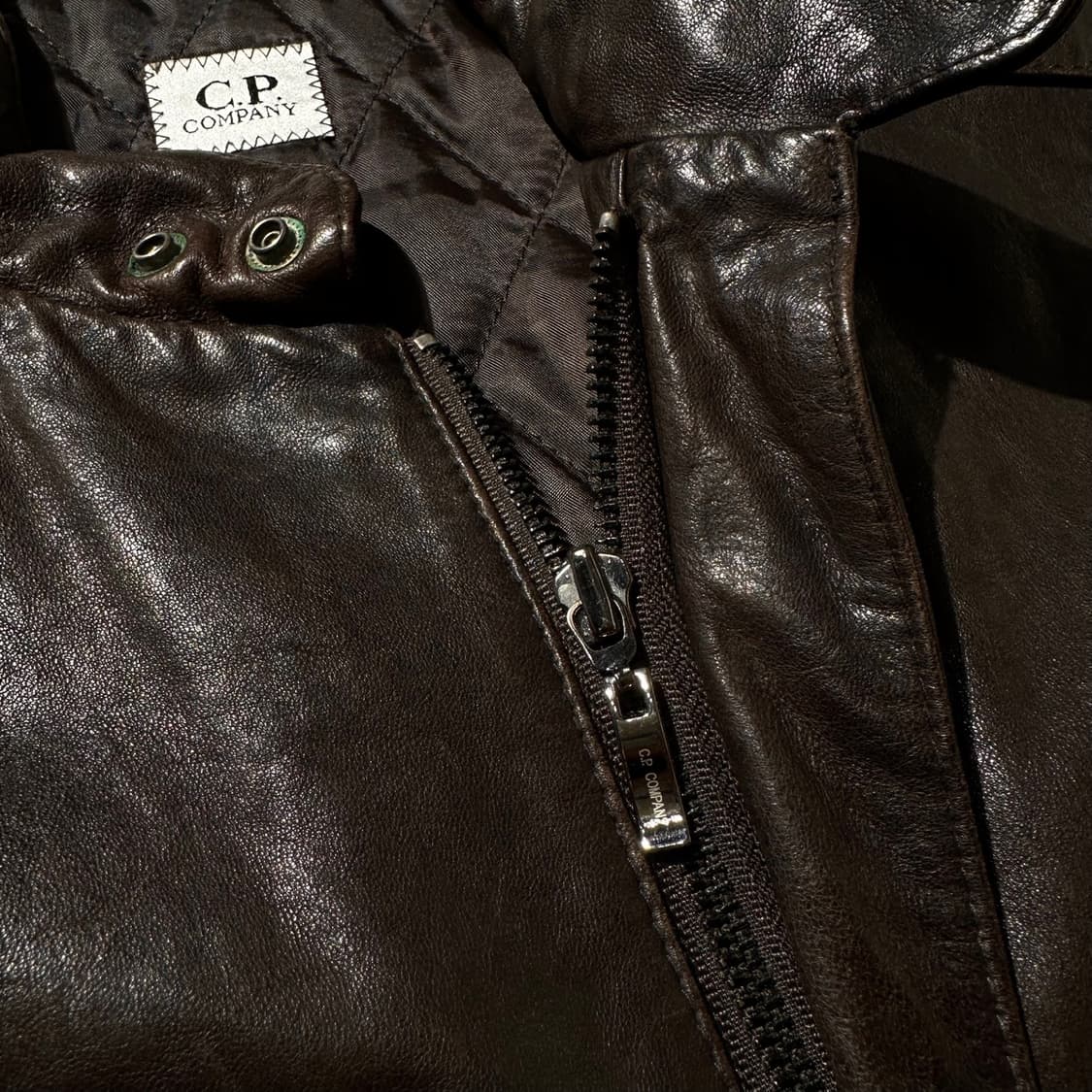 CP컴퍼니 램스킨 레더 싱글 자켓 상품이미지5