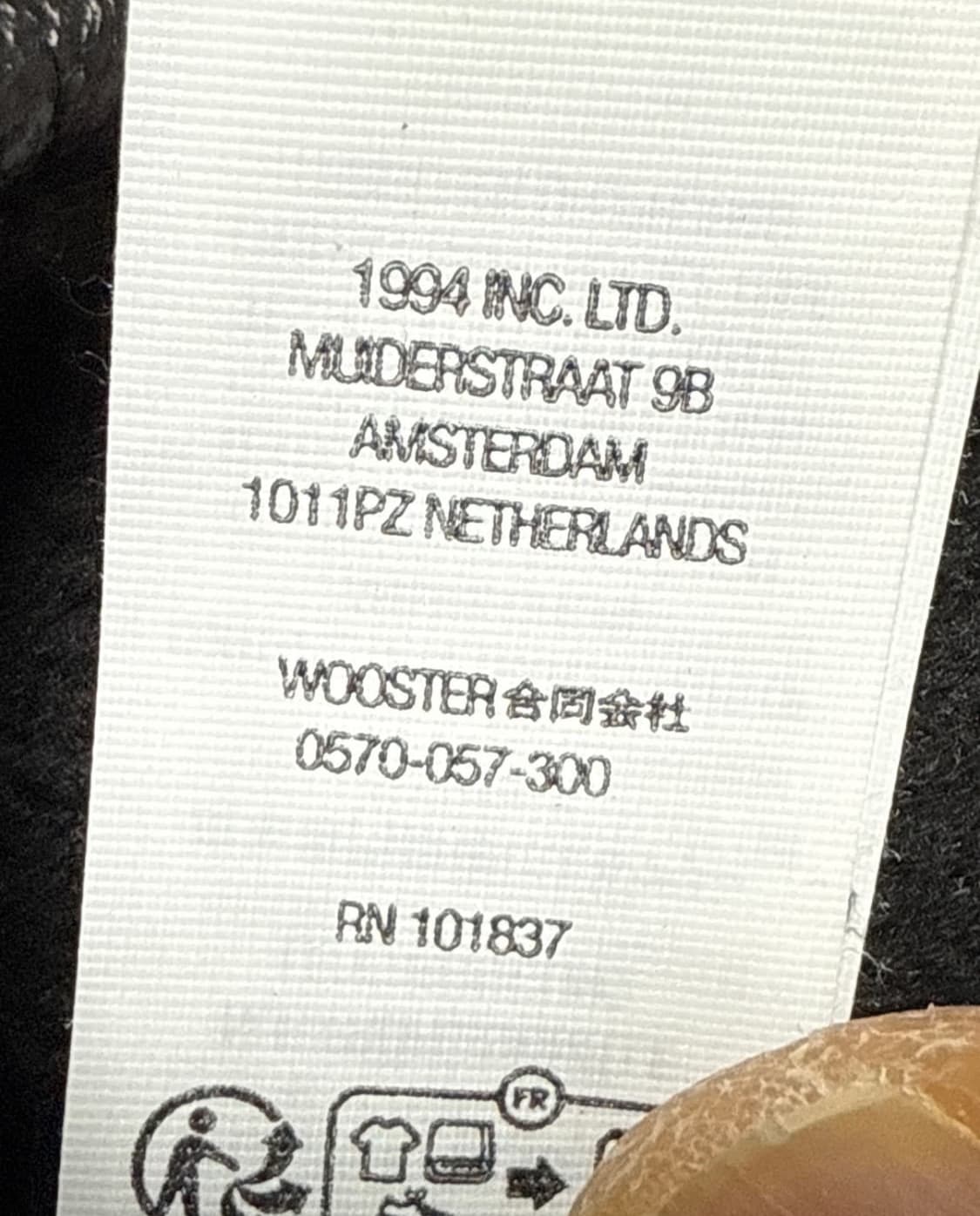 슈프림 x 넘버 나인 25FW 양가죽 미들핑거 글러브 블랙 상품이미지6