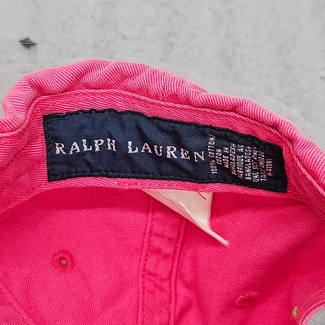 폴로 정품 코튼 볼캡 프리사이즈 가죽 장식 상품이미지7