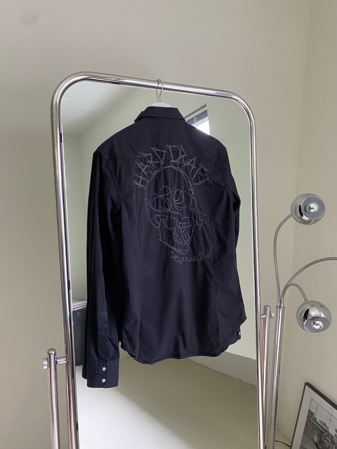 디젤 웨스턴 자수 셔츠 상품이미지4