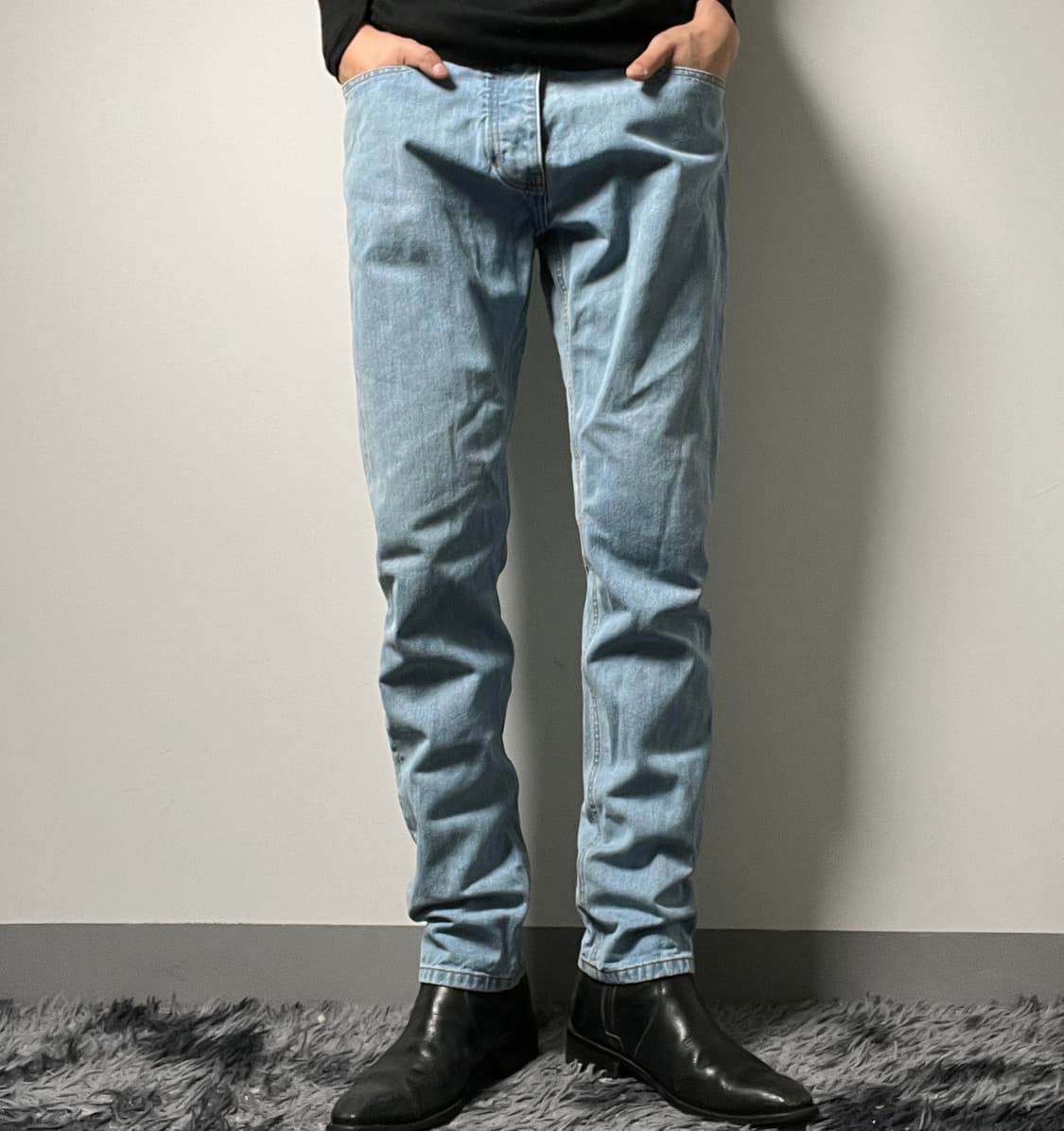 ami 아미 슬림핏 연청 데님 팬츠 31 상품이미지1