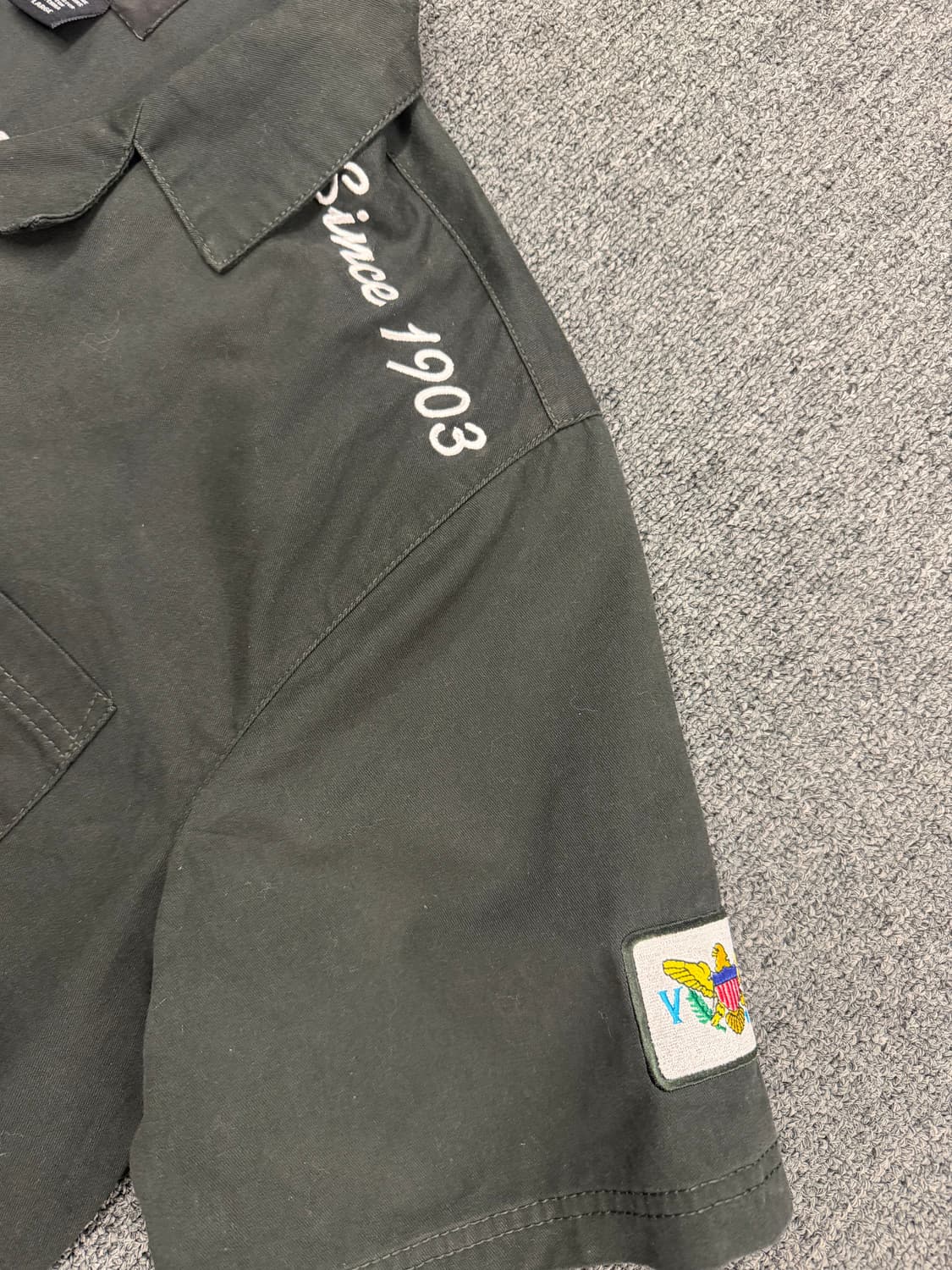 2XL)할리데이비슨 빈티지 워크 반팔 셔츠 상품이미지4