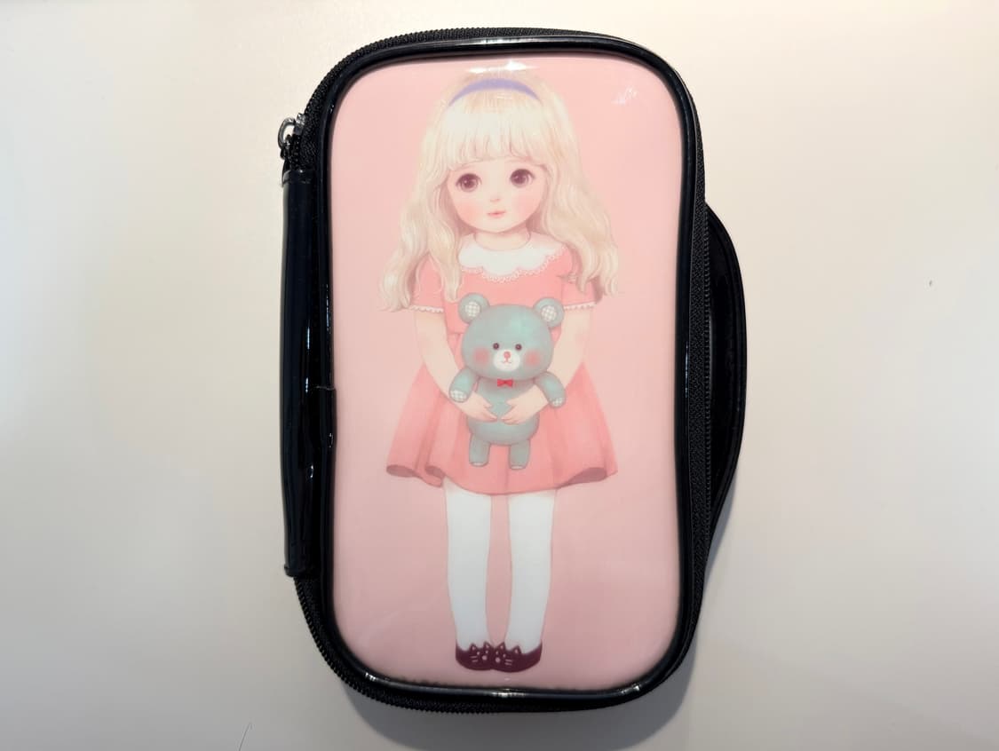 고전 미소녀 캐릭터 파우치 (라 메종드 포피) 상품이미지1