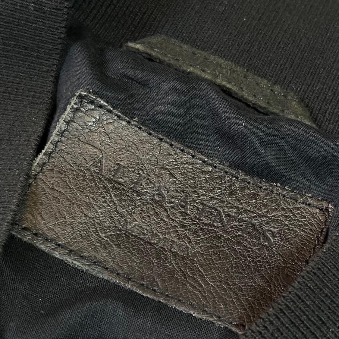 올세인츠 염소가죽 스웨이드 블루종 자켓 상품이미지2