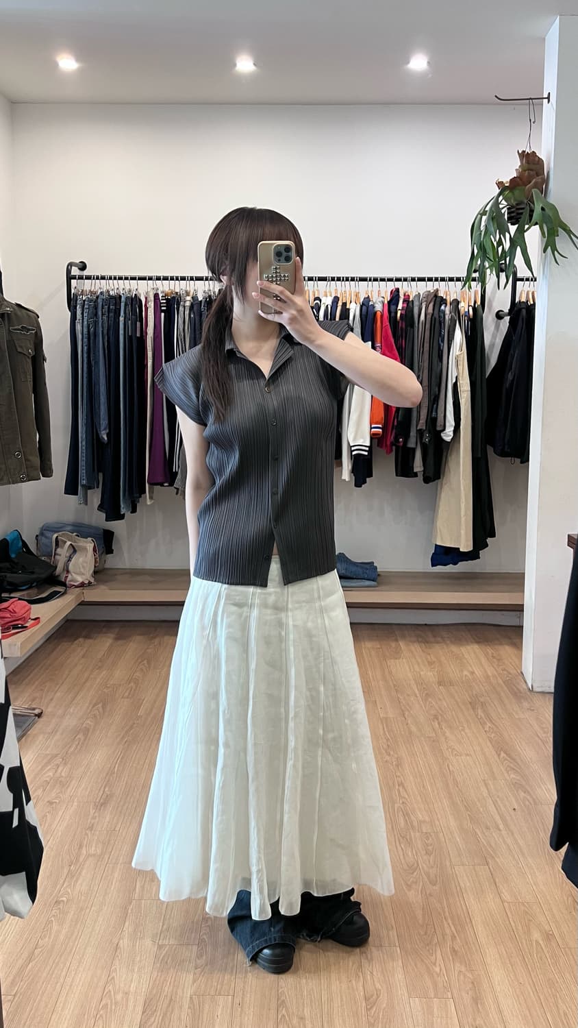 PLEATS PLEASE by 이세이 미야케 슬리브리스 탑 상품이미지2