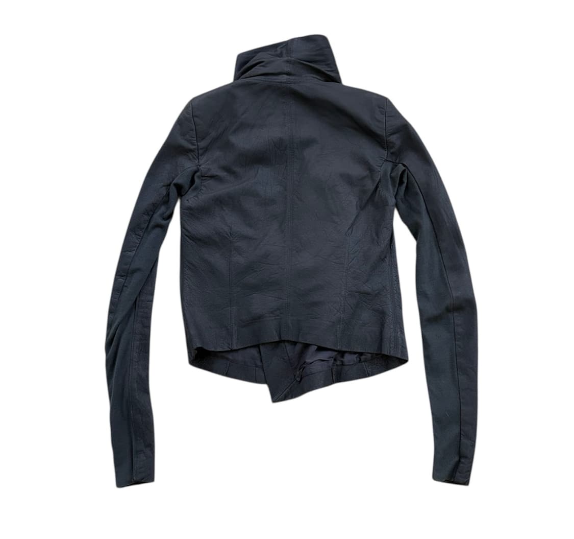 릭오웬스 램스킨 하이넥 레더 자켓 상품이미지2