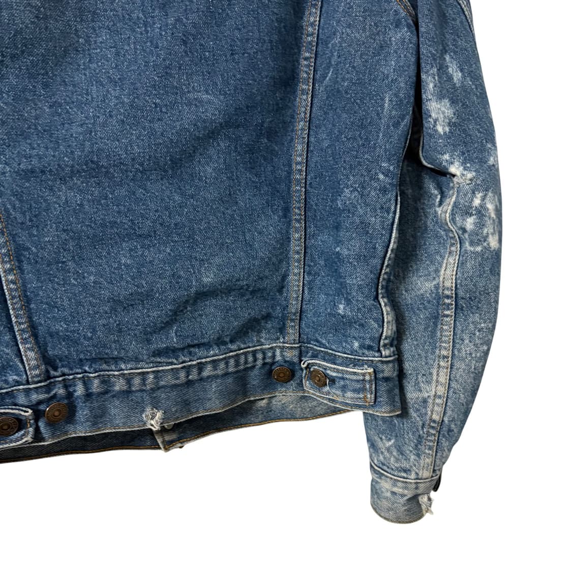 80s 리바이스 체크안감 3세대 데님 트러커 자켓 36 상품이미지4