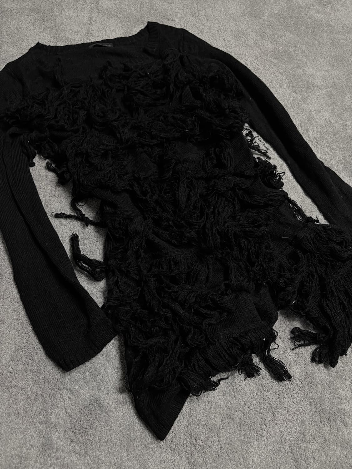 Vintage Gothic v-kei grunge knit 상품이미지2