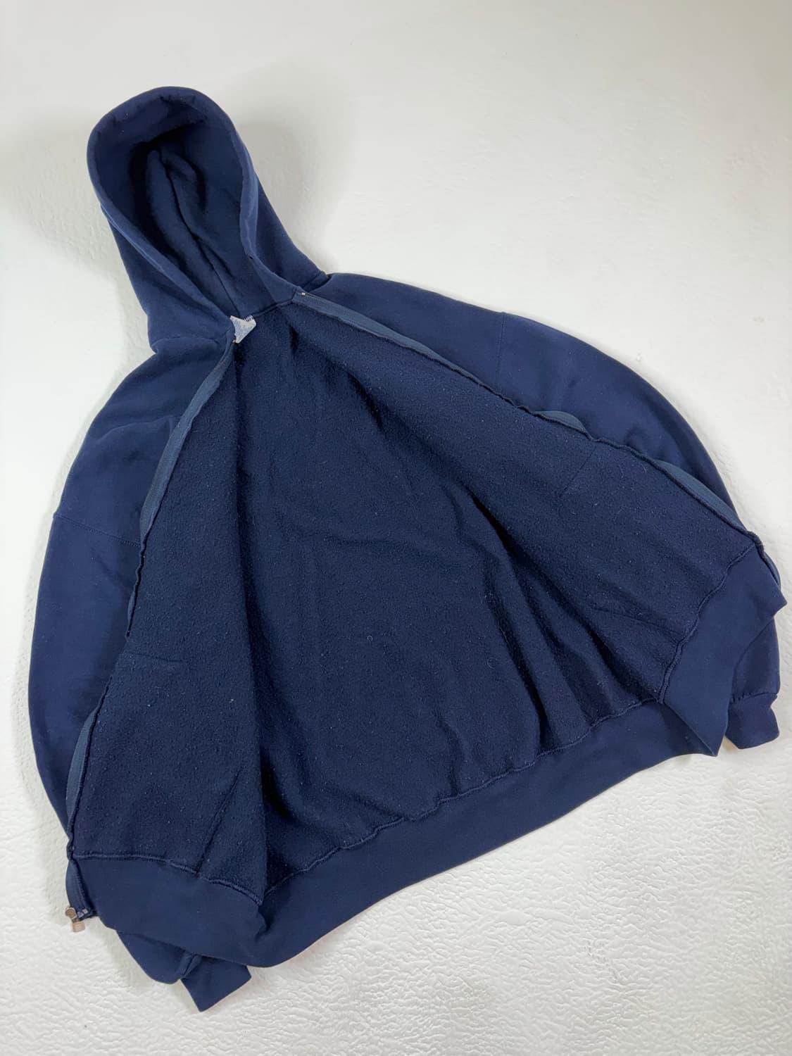 90s Russell Zip Up Hoodie (navy) 상품이미지7