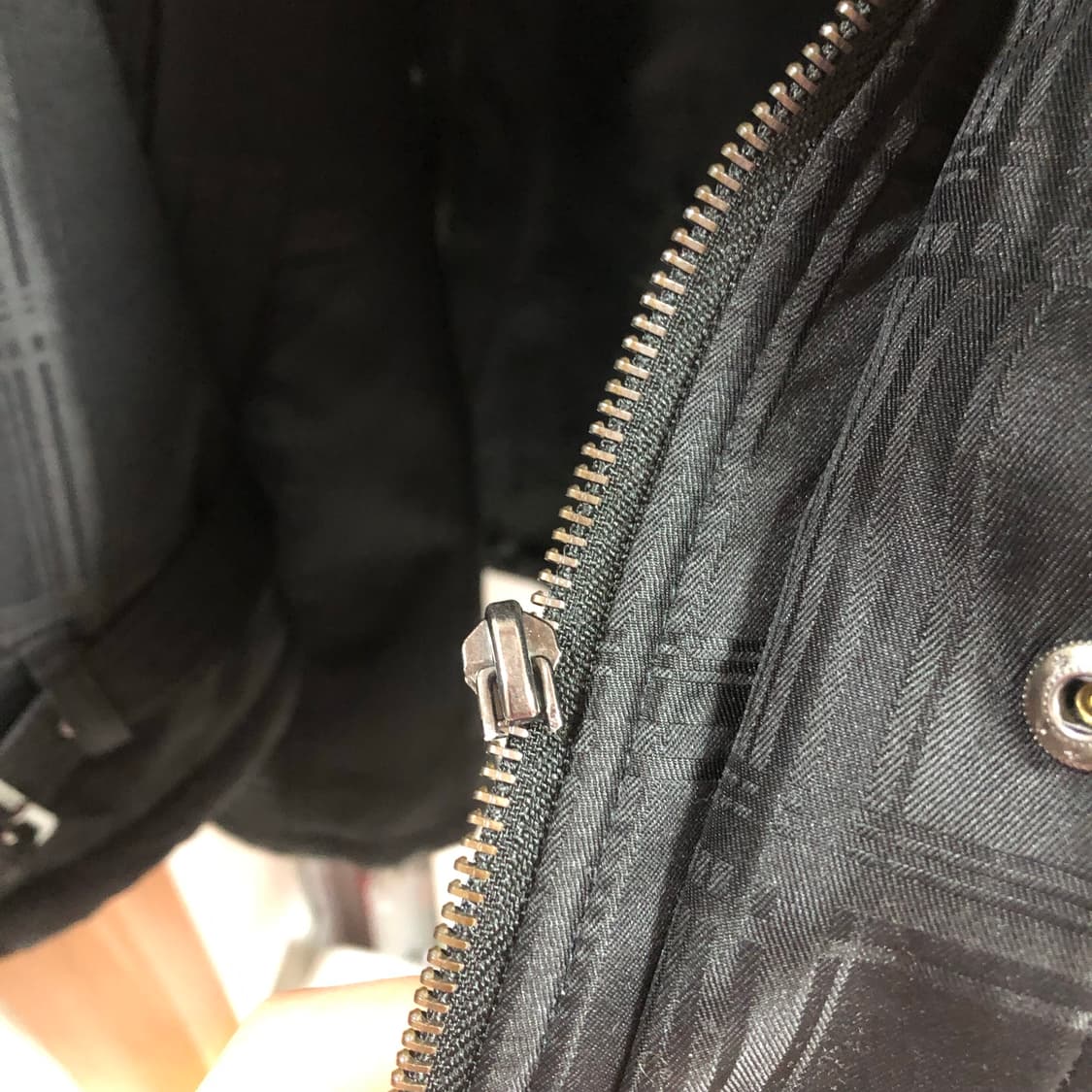 (하자있음) 빈티지 체크 롱 아우터 야상 자켓 패딩 상품이미지4