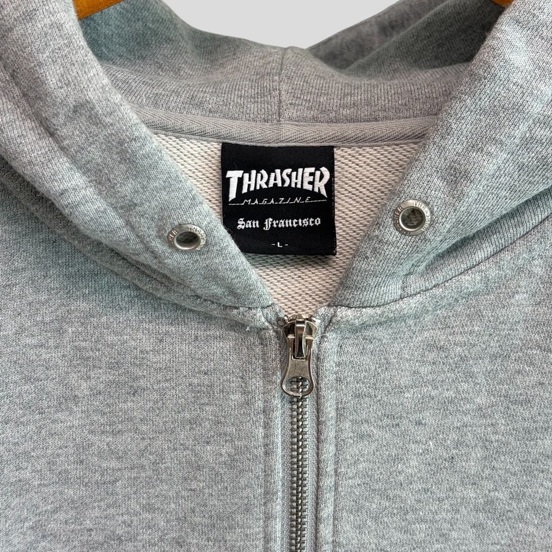 (L)THRASHER 트레셔 스웨트 후드집업 상품이미지4