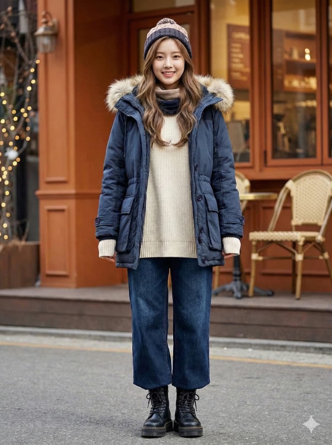 라코스테 네이비 덕다운 파카 패딩_95 상품이미지1