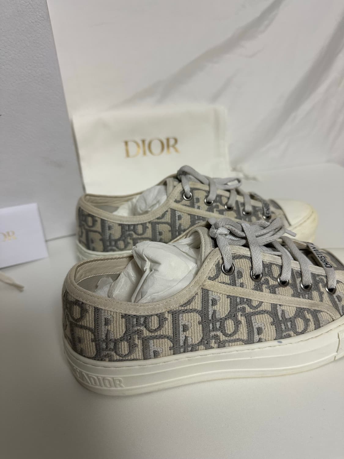 디올 워크앤디올 오블리크 스니커즈 (36.5) 상품이미지4