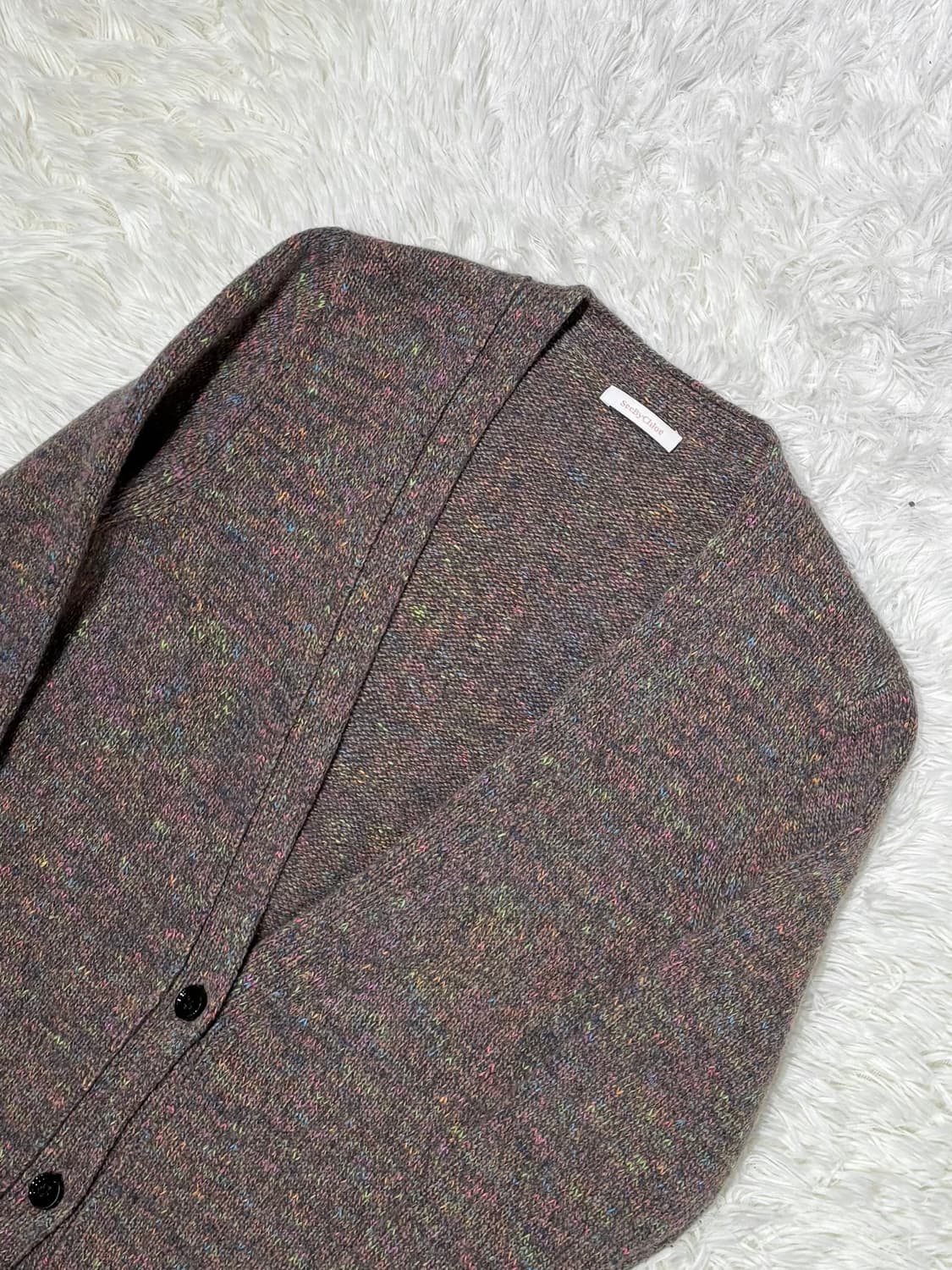 씨바이끌로에 브라운 롱 가디건 상품이미지4