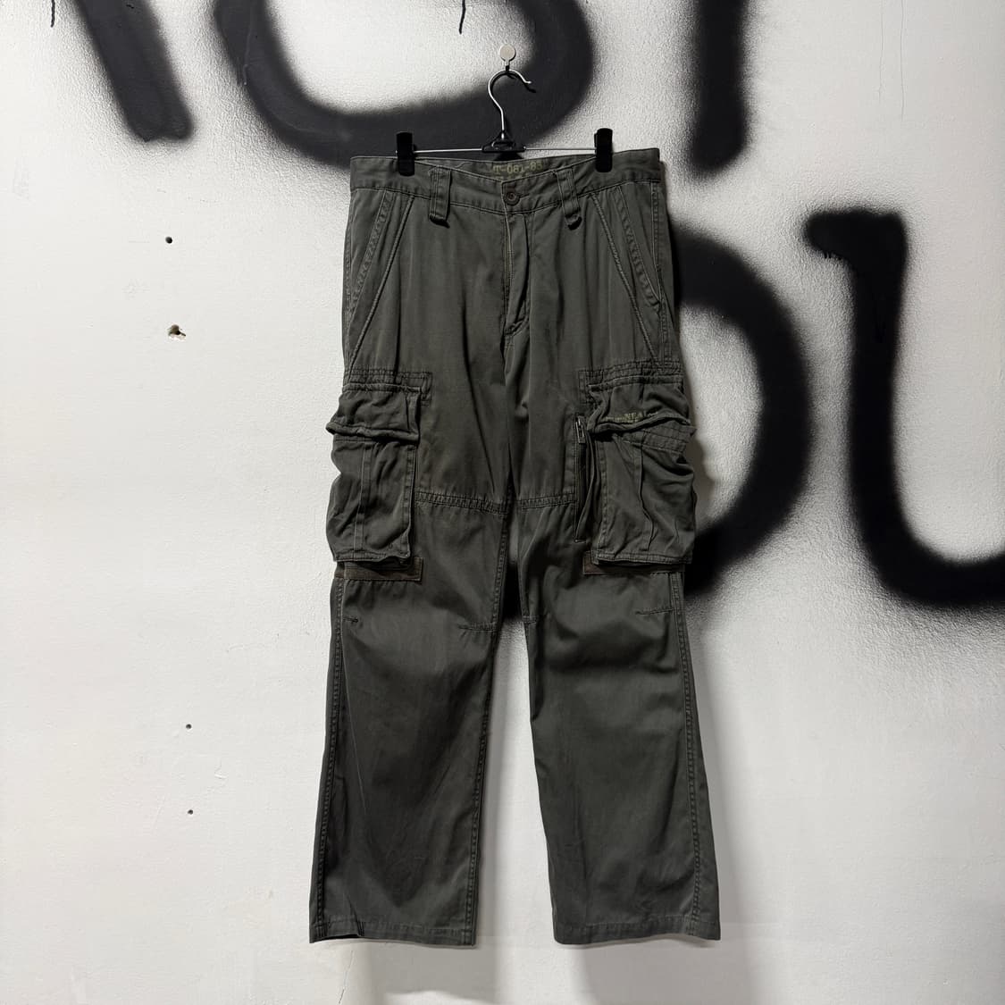 VTG 빈티지 밀리터리 멀티 포켓 와이드 카고 팬츠 상품이미지1