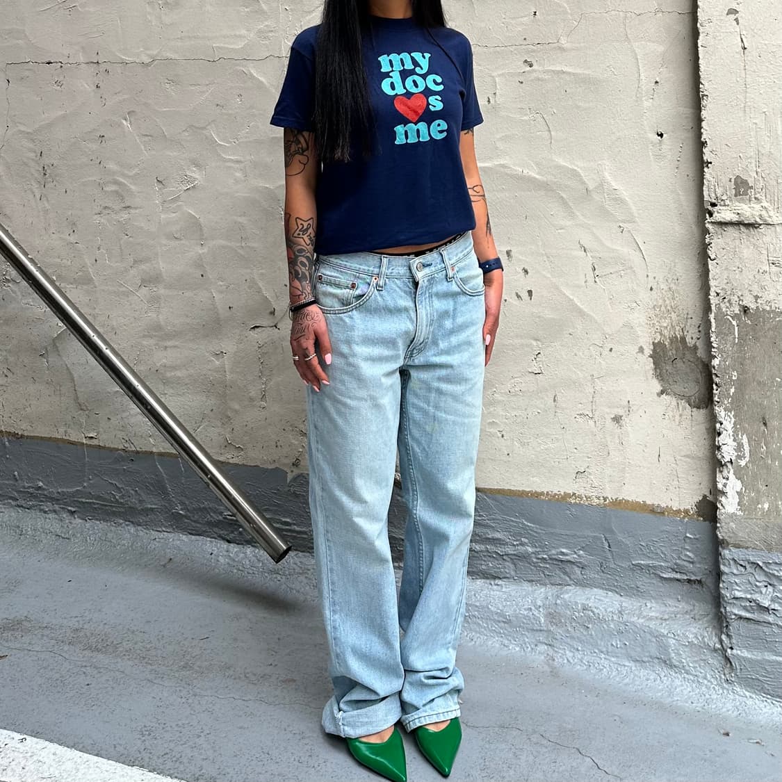 리바이스533 라이트 블루 데님 팬츠(32) 상품이미지3