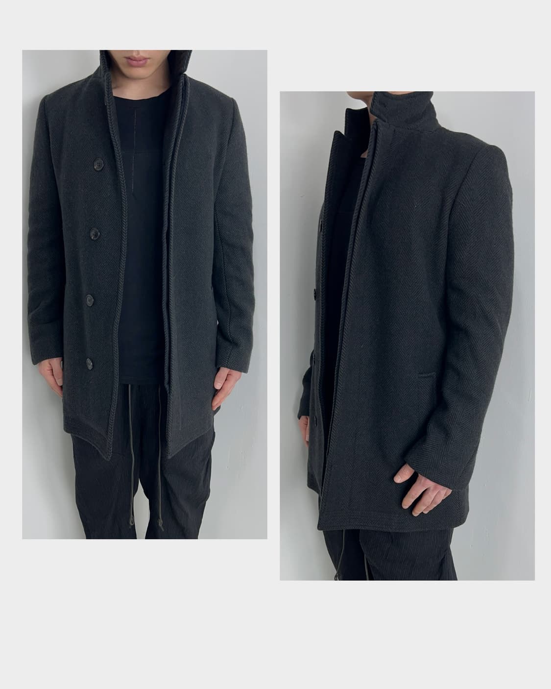 STEPHAN SCHNEIDER 멜튼 울 하이넥 코트 상품이미지1