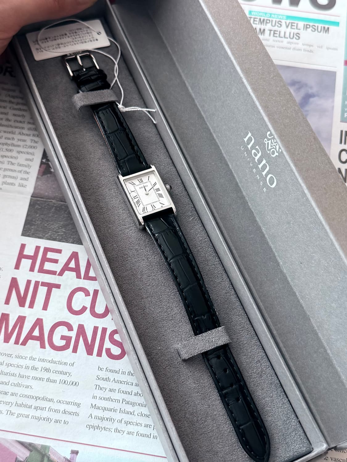 세이코 Seiko x 나노 유니버스 콜라보 한정판 탱크 상품이미지5