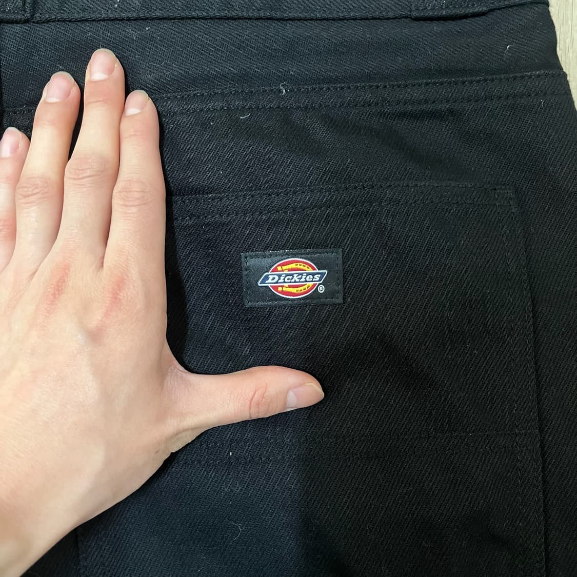 디키즈 블랙 카펜터 더블니 워크팬츠 34  상품이미지6