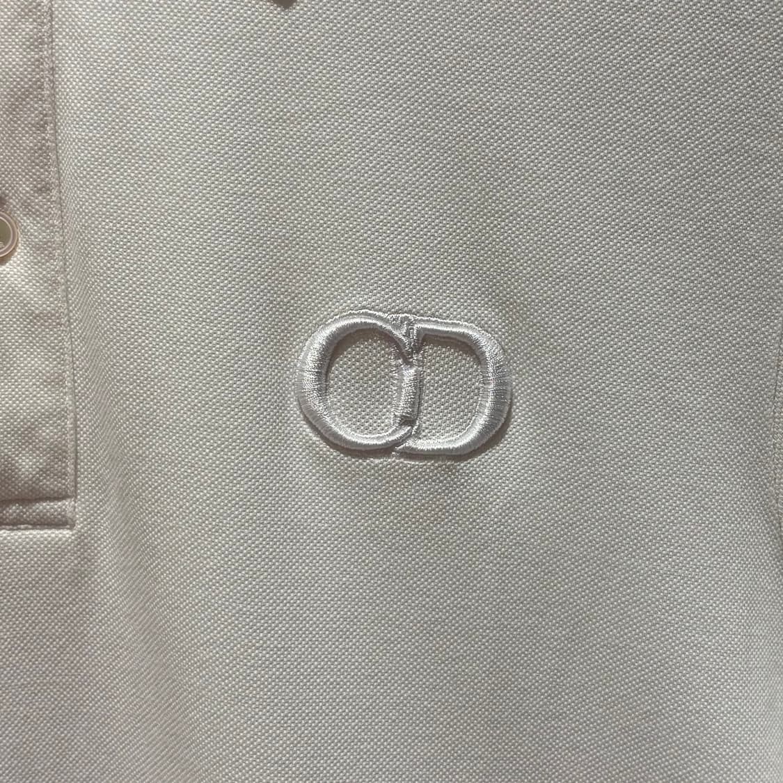 A+ / L (103) 디올 CD 로고 카라티 화이트 상품이미지2