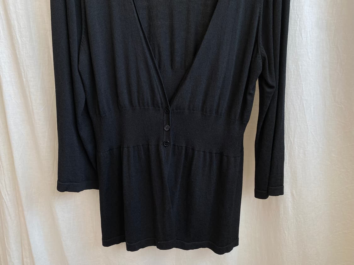 블랙 가디건(L) 상품이미지4