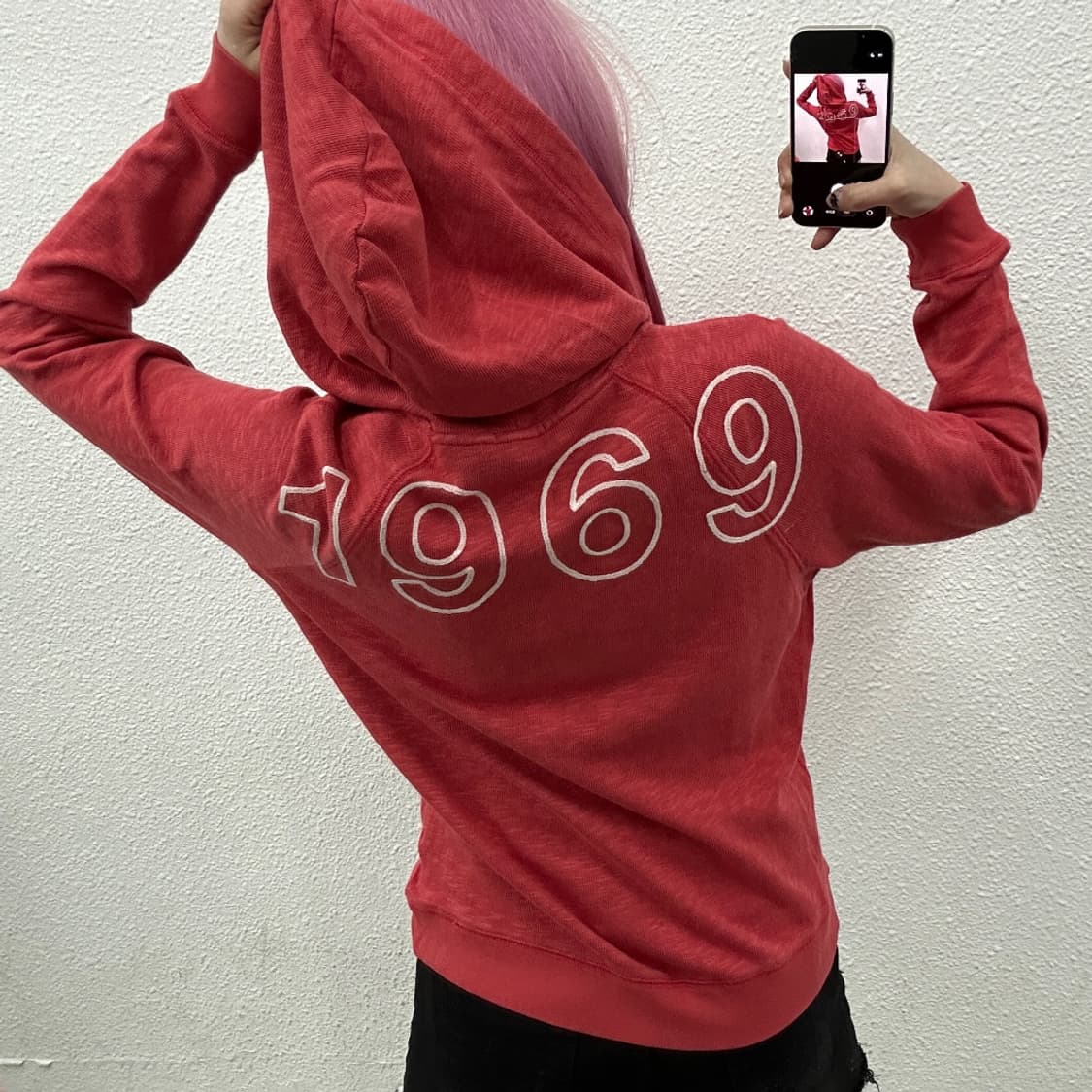 갭 1969 코랄 후드집업 M 상품이미지2