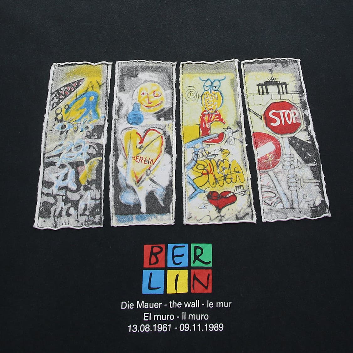 (착용컷) BERLIN 올드스쿨 반팔 티셔츠 (남성용 105) 상품이미지5