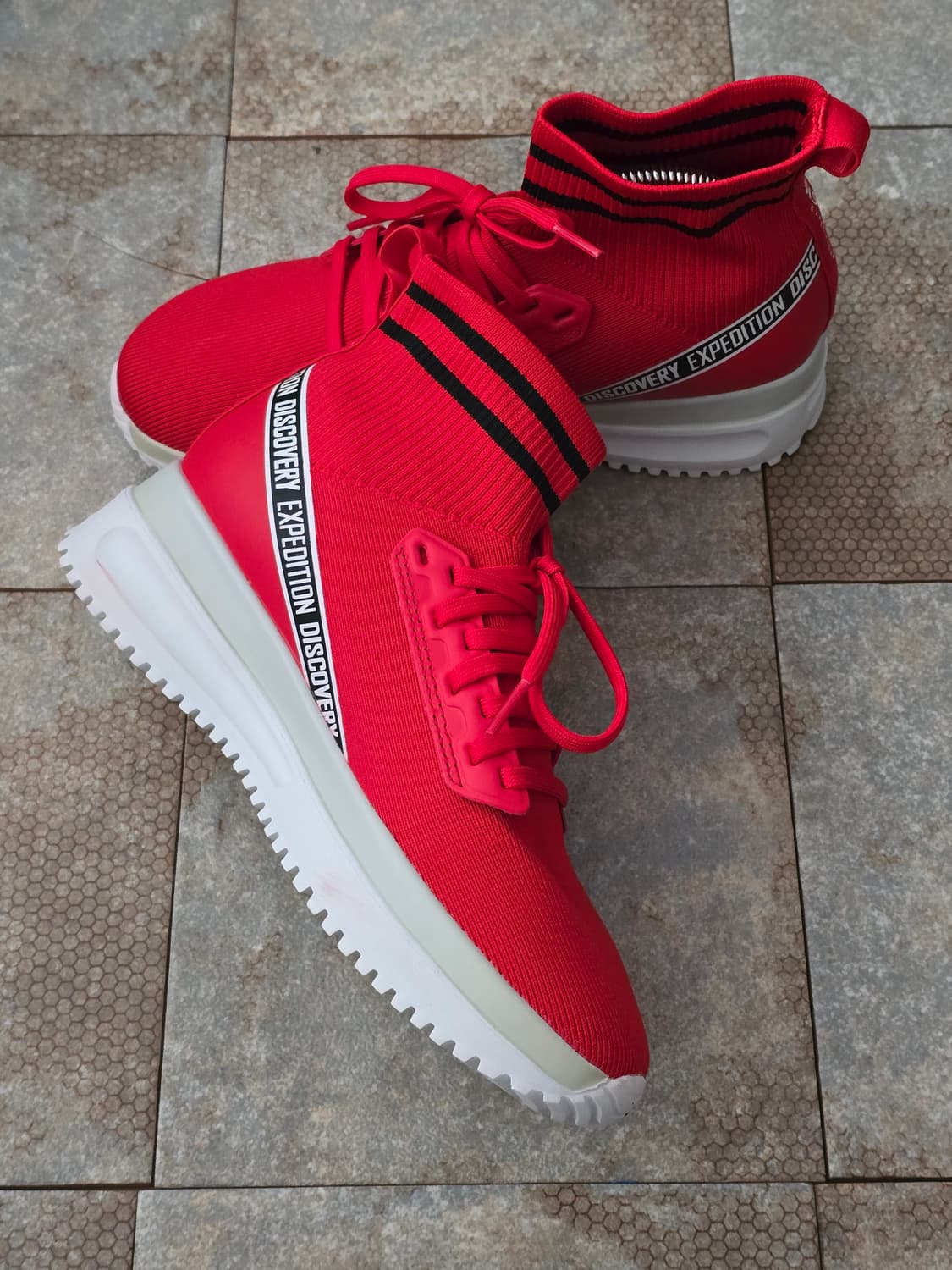 (240)디스커버리 에일리 하이퍼 니트 1.0 레드 상품이미지4