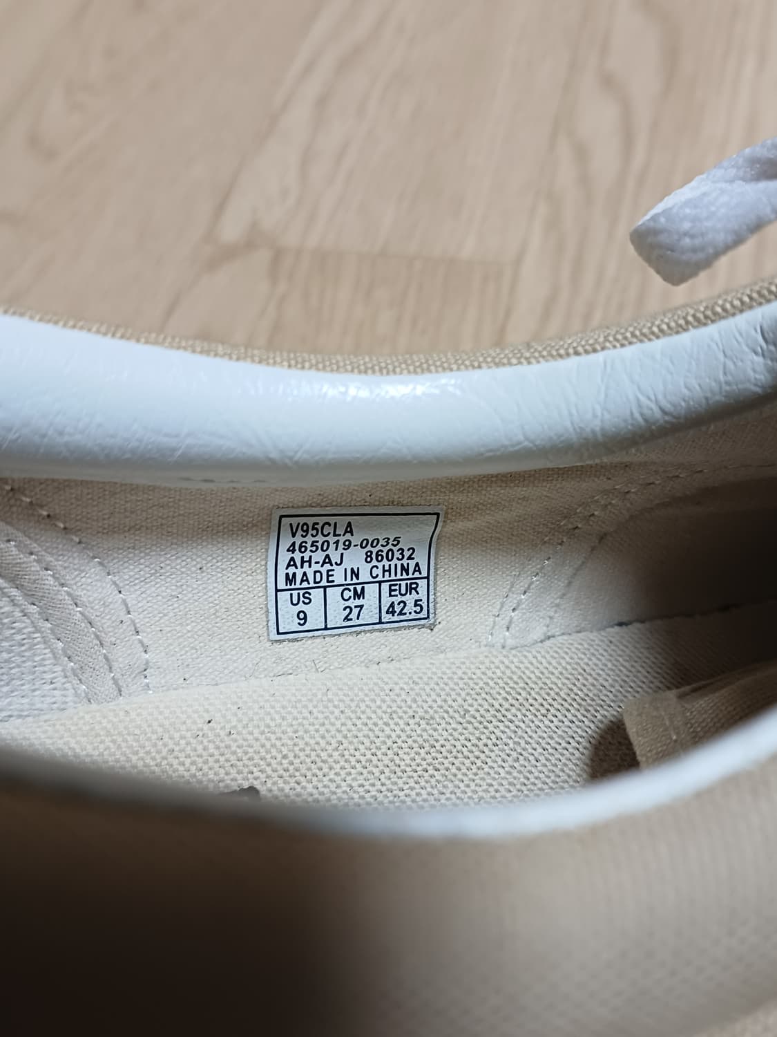 270 반스 에라 베이지 캔버스 스니커즈 Vans 띠어리 어센틱 상품이미지9