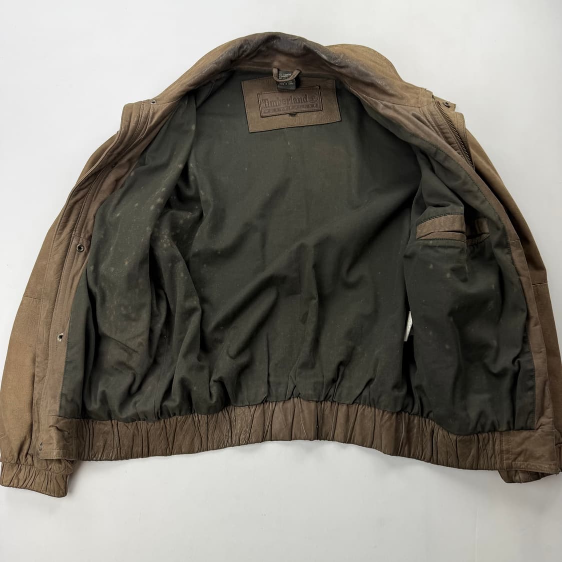 팀버랜드 waterproof leather 봄버 자켓 상품이미지7