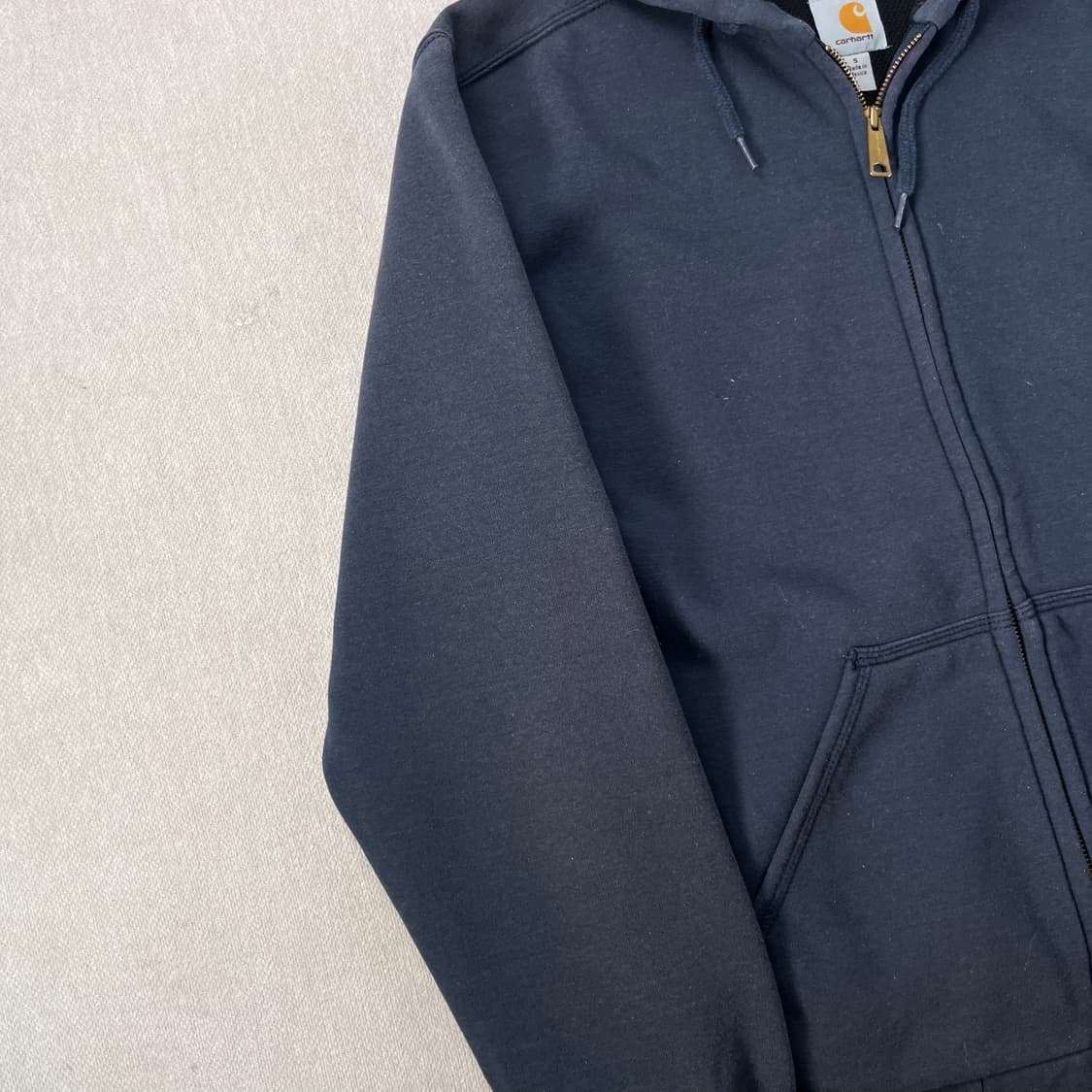 105 칼하트 써멀 네이비 후드집업 상품이미지5