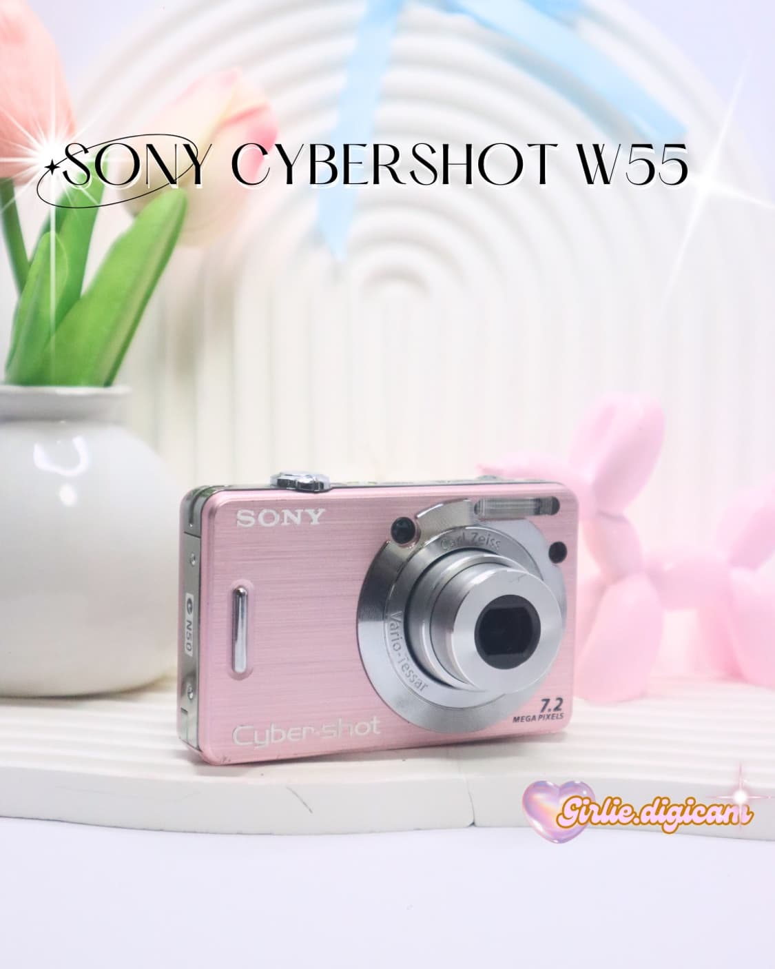 베이핑크+휘귀 !)) 소니 사이버샷 W55 상품이미지1