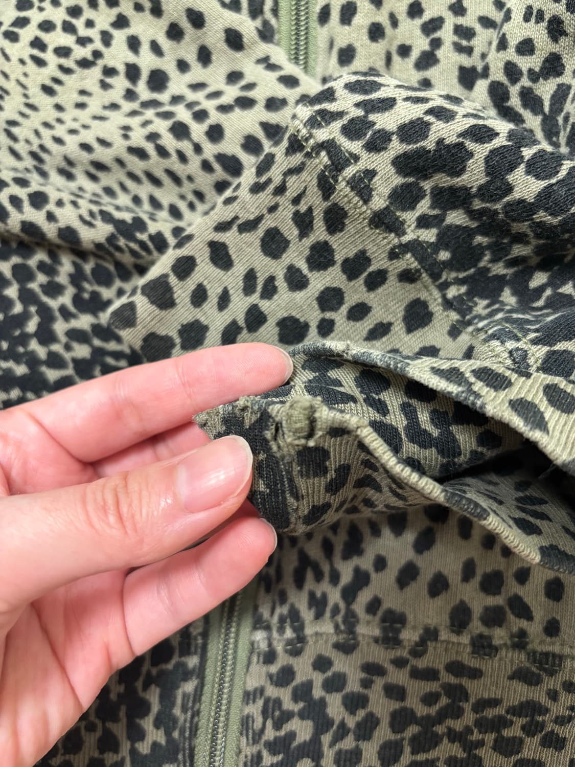 히스테릭 글래머 레오파드 집업 상품이미지4