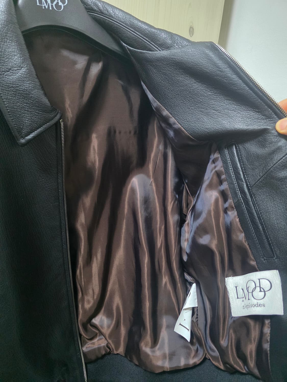 엘무드 고트레더 블루종 자켓 상품이미지4