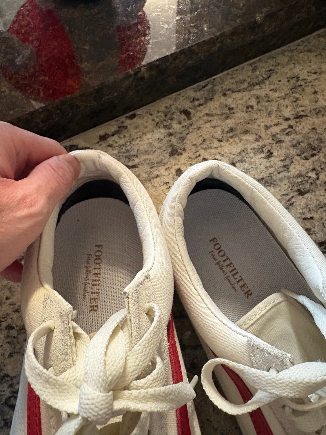 반스 올드스쿨 화이트/레드 270 상품이미지6