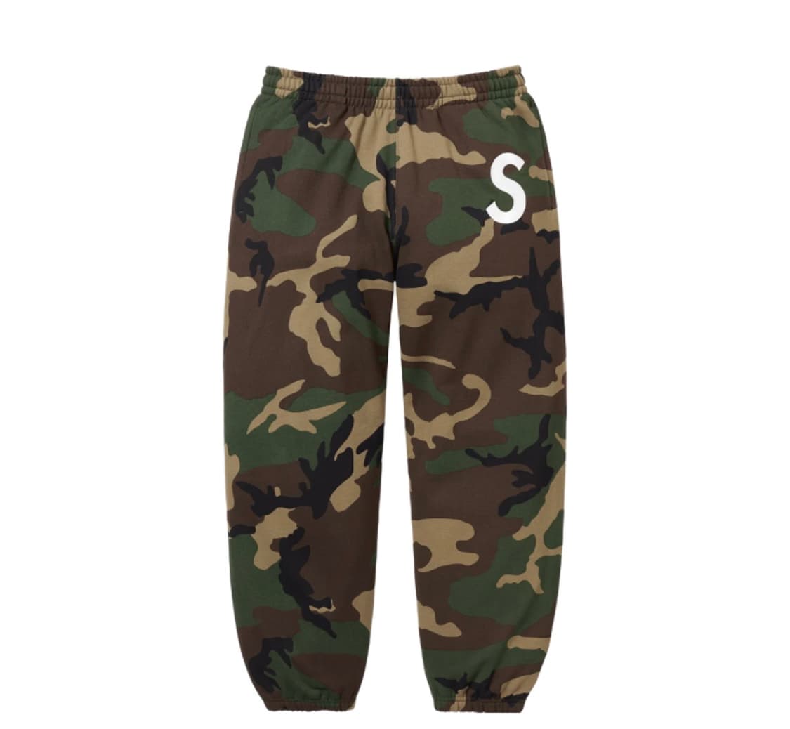 슈프림 S 로고 스웻 팬츠 카모 M 상품이미지1