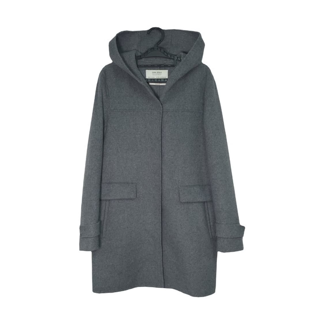 자라 베이직 후드 코트 상품이미지1
