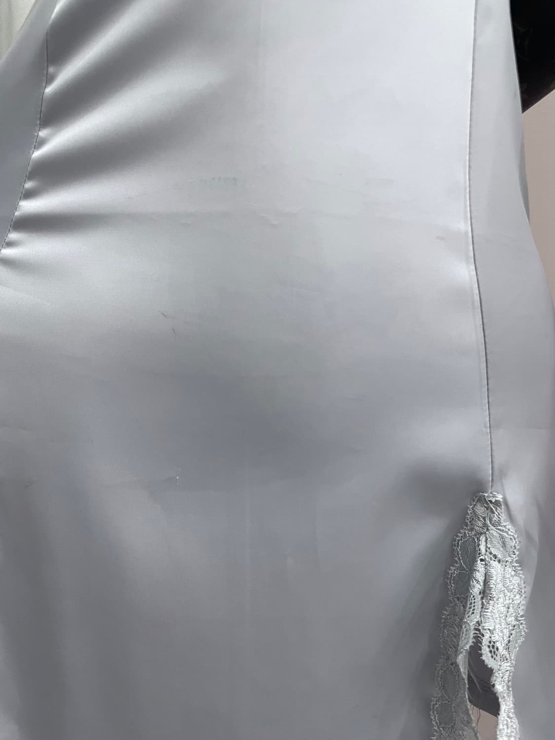 스윔시티 실키 드레스 실키원피스 실버그레이 상품이미지2