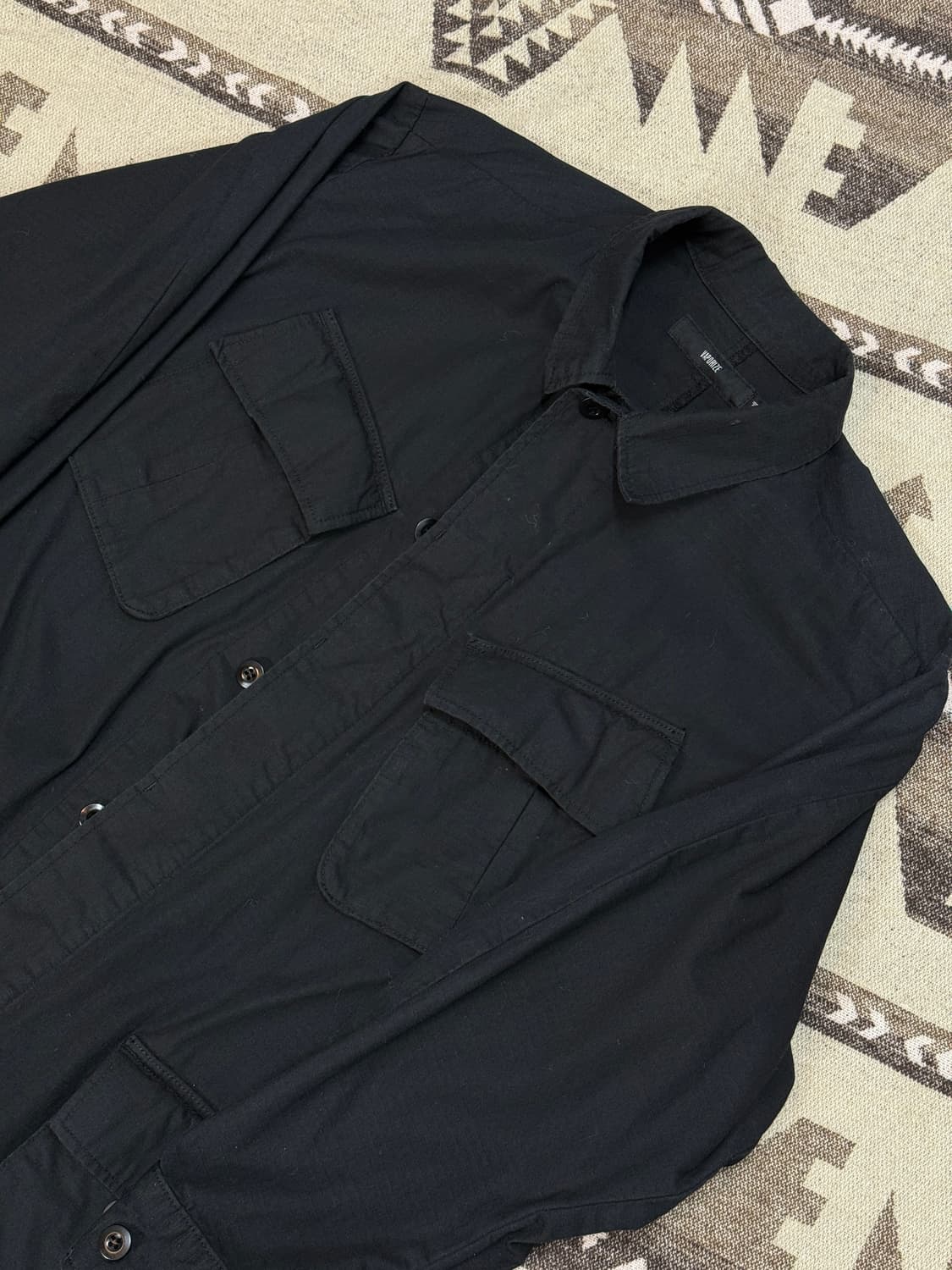 VAPORIZE × BEAMS 립스탑 롱 셔츠 코트 상품이미지3