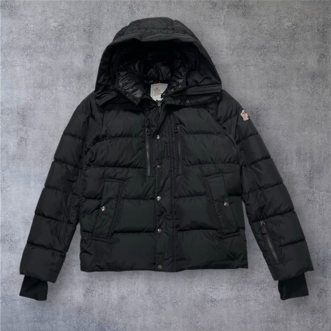 몽클레어 Moncler 그레노블 블랙 후드 다운 패딩 2 상품이미지1