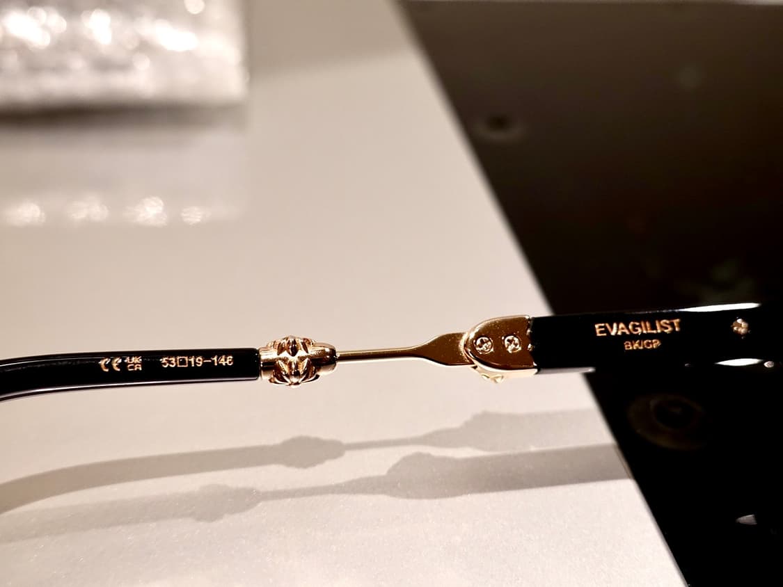 크롬하츠 에바질리스트 블랙/골드 안경 상품이미지9