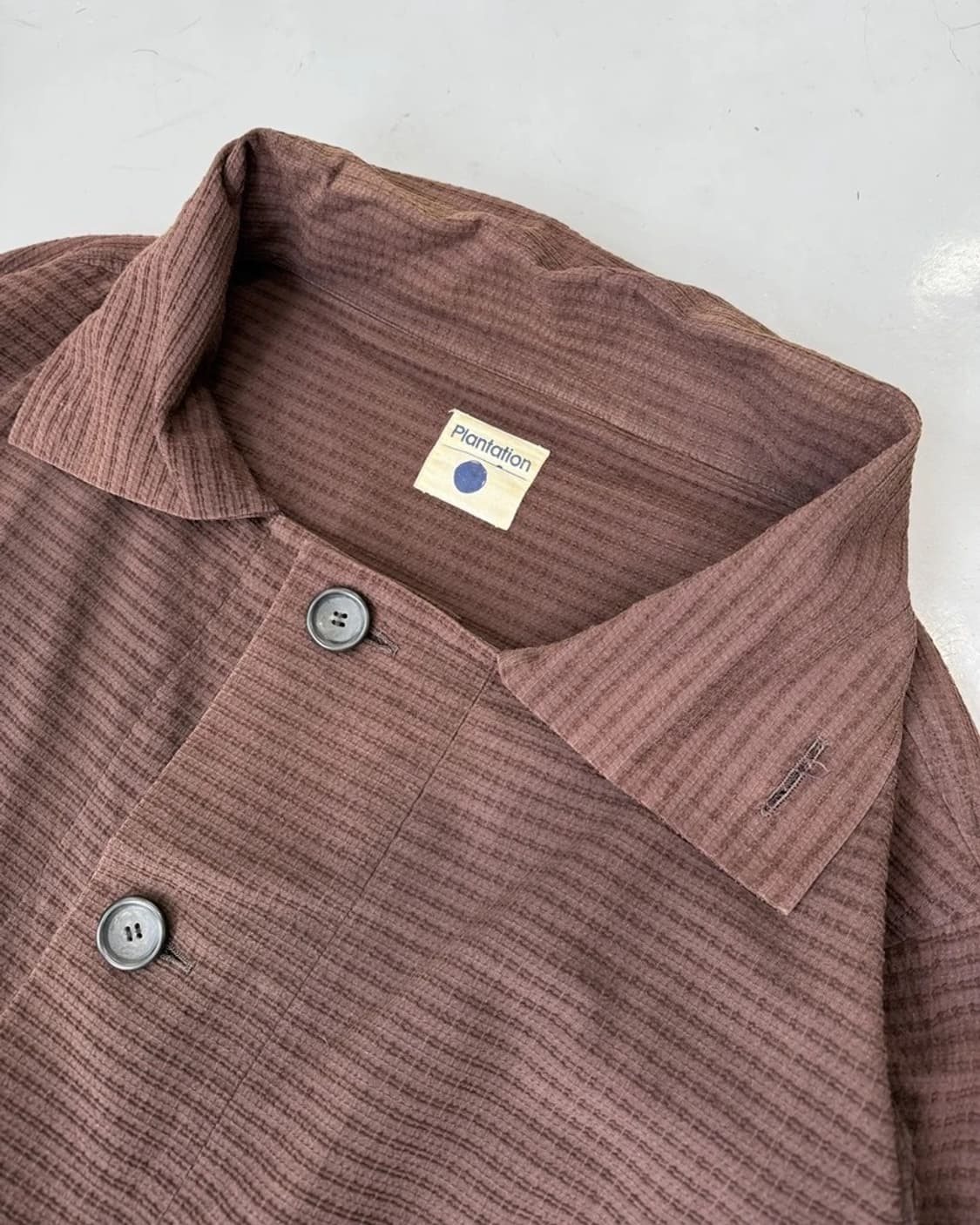 90's Plantation Textured Cotton Jacket 상품이미지5