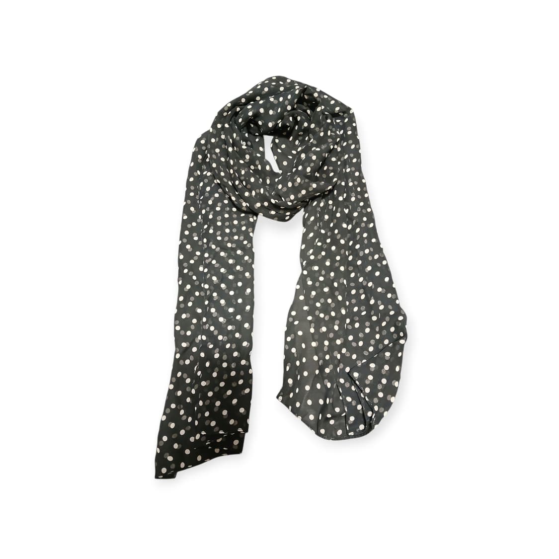 모리걸 블랙 땡땡이 스카프  상품이미지1