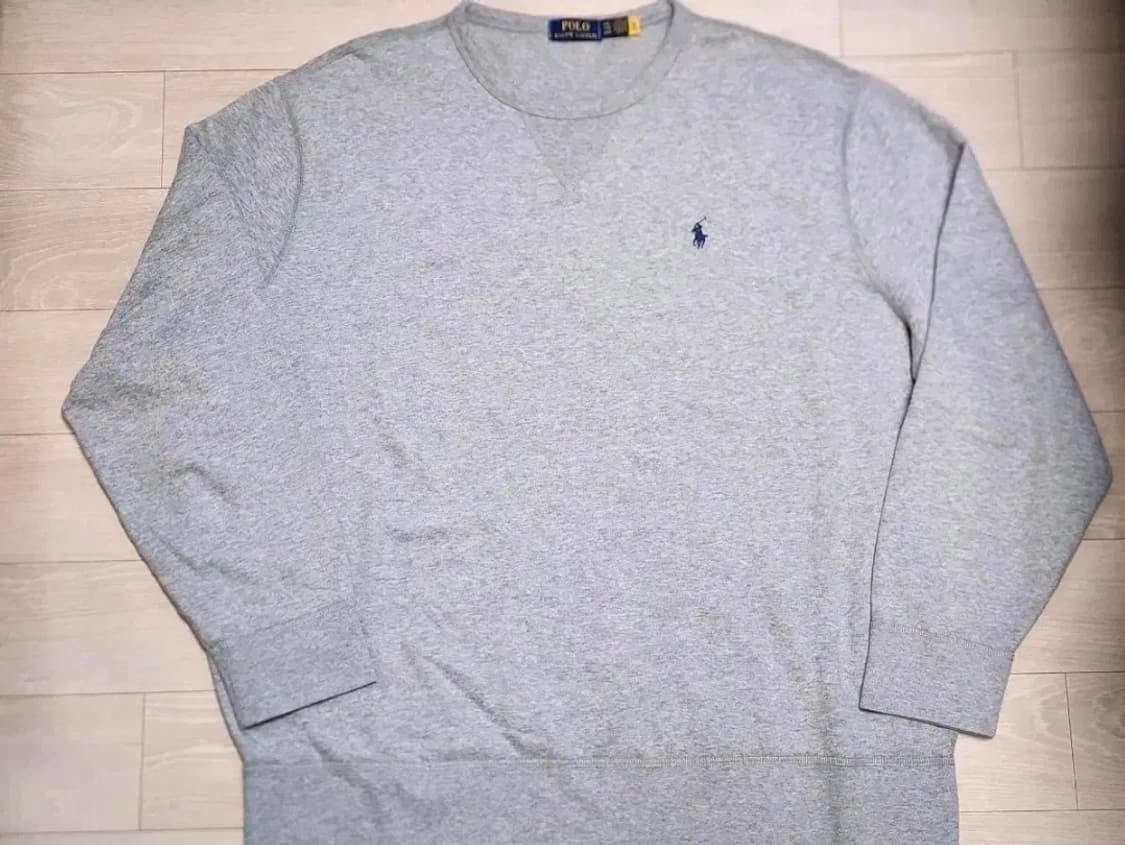 폴로 랄프로렌 RL 플리스 스웨트 셔츠 맨투맨 2XL 그레이 상품이미지1