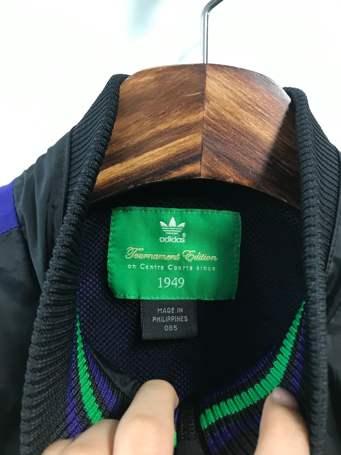 아디다스 00s 토너먼트 에디션 셔링 블랙 바람막이 상품이미지7