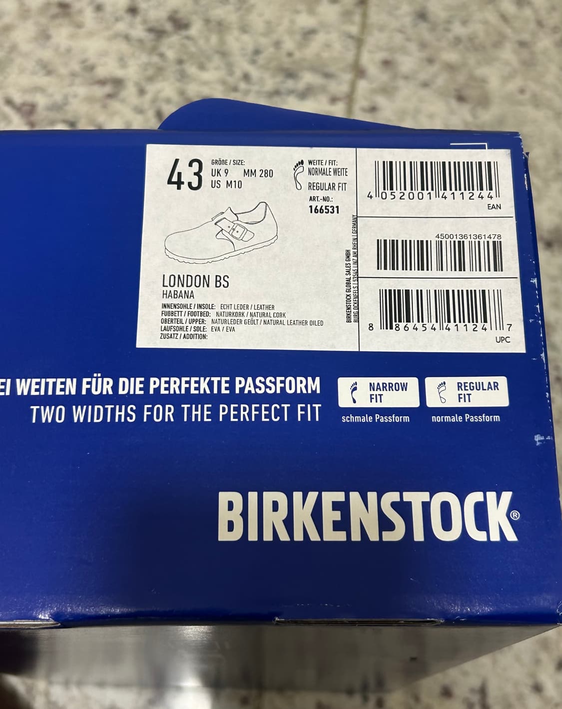 [43] 버켄스탁 런던 오일드 레더 하바나 레귤러(166531) 상품이미지2