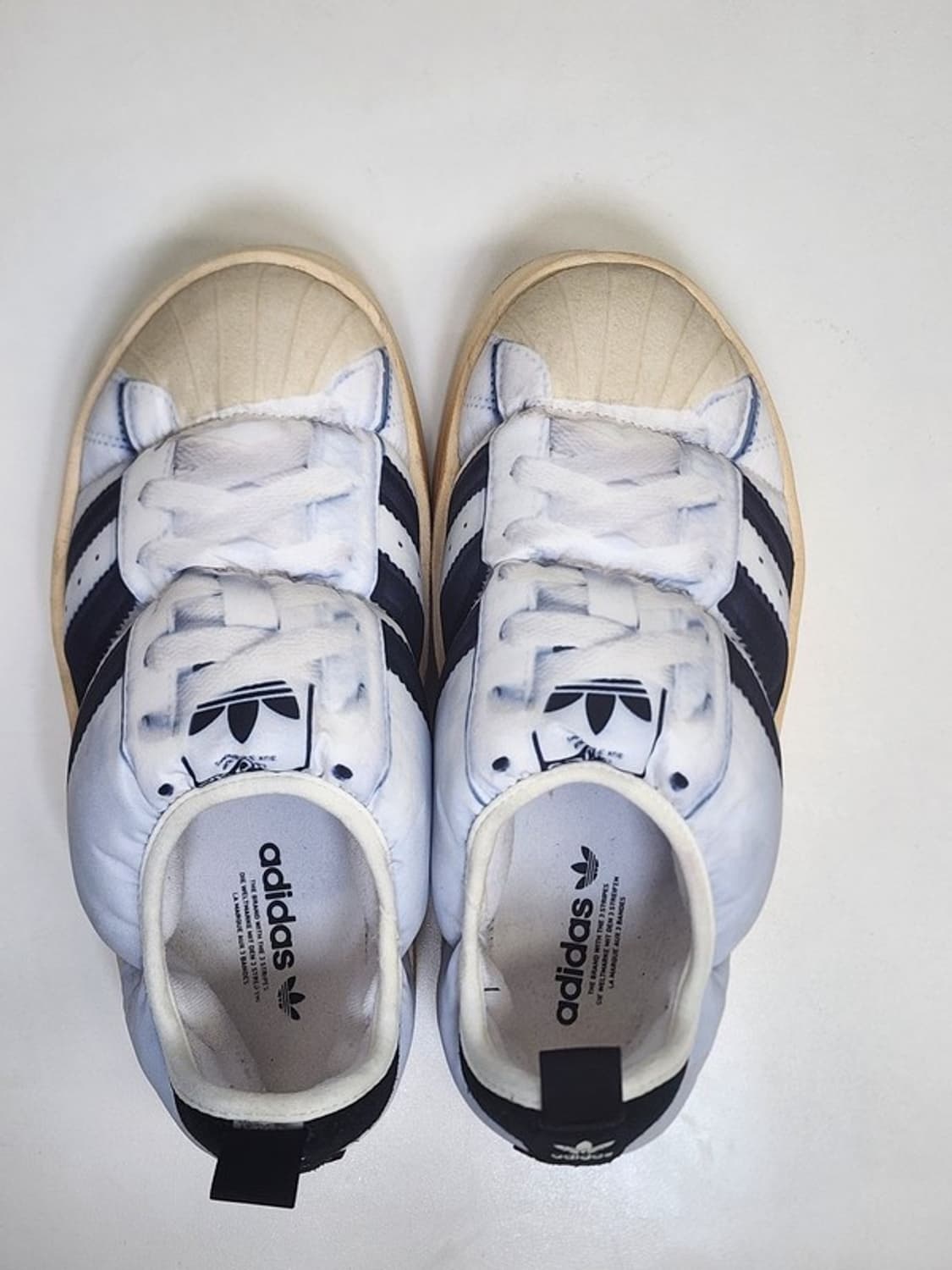 ADIDAS 퍼피렛 슈퍼스타 클라우드 화이트 235 상품이미지5